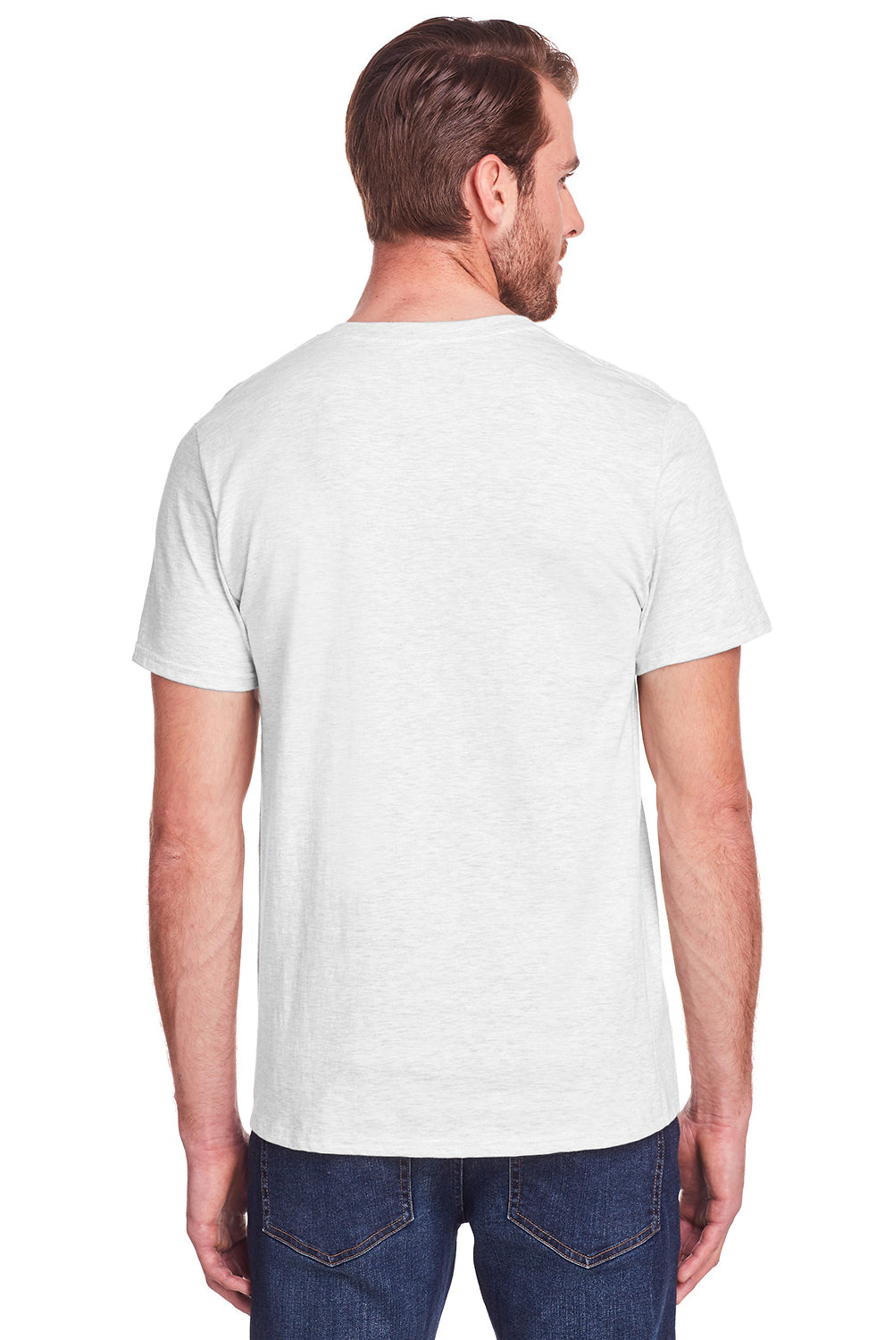 Fruit Of The Loom IC47MR Mens Iconic Short Sleeve Crewneck T-Shirt White Back