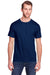 Fruit Of The Loom IC47MR Mens Iconic Short Sleeve Crewneck T-Shirt Navy Blue Front