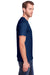 Fruit Of The Loom IC47MR Mens Iconic Short Sleeve Crewneck T-Shirt Navy Blue Side
