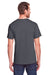 Fruit Of The Loom IC47MR Mens Iconic Short Sleeve Crewneck T-Shirt Charcoal Grey Back