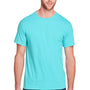 Fruit Of The Loom Mens Iconic Short Sleeve Crewneck T-Shirt - Scuba Blue