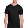 Fruit Of The Loom Mens Iconic Short Sleeve Crewneck T-Shirt - Black