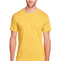 Fruit Of The Loom Mens Iconic Short Sleeve Crewneck T-Shirt - Heather Mustard Yellow