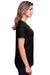 Fruit Of The Loom IC47WR Womens Iconic Short Sleeve Crewneck T-Shirt Black Side