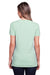 Fruit Of The Loom IC47WR Womens Iconic Short Sleeve Crewneck T-Shirt Heather Mint Green Back