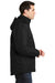 Port Authority J302 Mens Herringbone 3-in-1 Full Zip Hooded Jacket Black Side