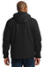 Port Authority J304 Mens All Season II Waterproof Full Zip Hooded Jacket Black Back