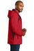 Port Authority J304 Mens All Season II Waterproof Full Zip Hooded Jacket Red/Black Side