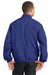 Port Authority J305 Mens Essential Water Resistant Full Zip Jacket Mediterranean Blue Back