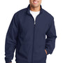 Port Authority Mens Essential Water Resistant Full Zip Jacket - True Navy Blue