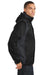 Port Authority J310 Mens Ranger 3-in-1 Waterproof Full Zip Hooded Jacket Black/Ink Grey Side