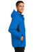 Port Authority J322 Mens Cascade Waterproof Full Zip Hooded Jacket Imperial Blue/Black Side