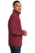 Port Authority J324 Mens Welded Wind & Water Resistant Full Zip Jacket Garnet Red Side