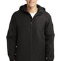 Port Authority Mens Charger Wind & Water Resistant Full Zip Hooded Jacket - True Black