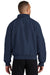 Port Authority J328 Mens Charger Wind & Water Resistant Full Zip Jacket Navy Blue Back