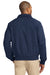 Port Authority J329 Mens Charger Wind & Water Resistant Full Zip Jacket Navy Blue Back