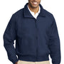 Port Authority Mens Charger Wind & Water Resistant Full Zip Jacket - True Navy Blue
