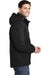 Port Authority J332 Mens Vortex 3-in-1 Waterproof Full Zip Hooded Jacket Black Side