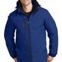 Port Authority Mens Vortex 3-in-1 Waterproof Full Zip Hooded Jacket - Night Sky Blue/Black