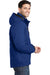 Port Authority J332 Mens Vortex 3-in-1 Waterproof Full Zip Hooded Jacket Royal Blue/Black Side