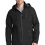 Port Authority Mens Torrent Waterproof Full Zip Hooded Jacket - Black