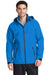 Port Authority J333 Mens Torrent Waterproof Full Zip Hooded Jacket Direct Blue Front