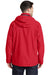 Port Authority J333 Mens Torrent Waterproof Full Zip Hooded Jacket Red Back