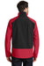 Port Authority J336 Mens Wind & Water Resistant Full Zip Jacket Red/Black Back