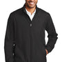 Port Authority Mens Zephyr Wind & Water Resistant Full Zip Jacket - Black