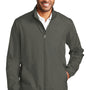 Port Authority Mens Zephyr Wind & Water Resistant Full Zip Jacket - Steel Grey