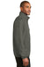 Port Authority J344 Mens Zephyr Wind & Water Resistant Full Zip Jacket Grey Steel Side