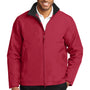 Port Authority Mens Challenger II Wind & Water Resistant Full Zip Jacket - True Red/True Black