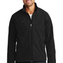 Port Authority Mens Wind & Water Resistant Full Zip Jacket - Black