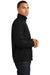 Port Authority J705 Mens Wind & Water Resistant Full Zip Jacket Black Side