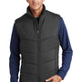 Port Authority Mens Wind & Water Resistant Full Zip Puffy Vest - Black