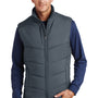Port Authority Mens Wind & Water Resistant Full Zip Puffy Vest - Slate Grey