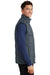 Port Authority J709 Mens Wind & Water Resistant Full Zip Puffy Vest Slate Grey Side