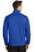 Port Authority J716 Mens Active Wind & Water Resistant 1/4 Zip Jacket Royal Blue Back
