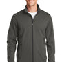 Port Authority Mens Active Wind & Water Resistant Full Zip Jacket - Steel Grey