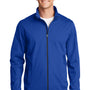 Port Authority Mens Active Wind & Water Resistant Full Zip Jacket - True Royal Blue
