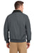 Port Authority J754 Mens Challenger Wind & Water Resistant Full Zip Jacket Steel Grey Back