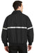 Port Authority J754R Mens Challenger Wind & Water Resistant Full Zip Jacket Black Back