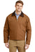 CornerStone J763 Mens Duck Cloth Full Zip Jacket Duck Brown Front