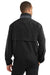 Port Authority J764 Mens Legacy Wind & Water Resistant Full Zip Hooded Jacket Black Back