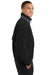Port Authority J764 Mens Legacy Wind & Water Resistant Full Zip Hooded Jacket Black Side
