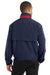 Port Authority J764 Mens Legacy Wind & Water Resistant Full Zip Hooded Jacket Navy Blue Back
