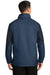 Port Authority J768 Mens Endeavor Wind & Water Resistant Full Zip Hooded Jacket Insignia Blue/Navy Blue Back