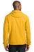 Port Authority J7710 Mens Northwest Slicker Waterproof Full Zip Hooded Jacket Yellow Back