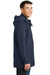 Port Authority J777 Mens 3-in-1 Wind & Water Resistant Full Zip Hooded Jacket Navy Blue Side