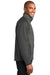 Port Authority J787 Mens Hybrid Wind & Water Resistant Full Zip Jacket Smoke Grey/Grey Side